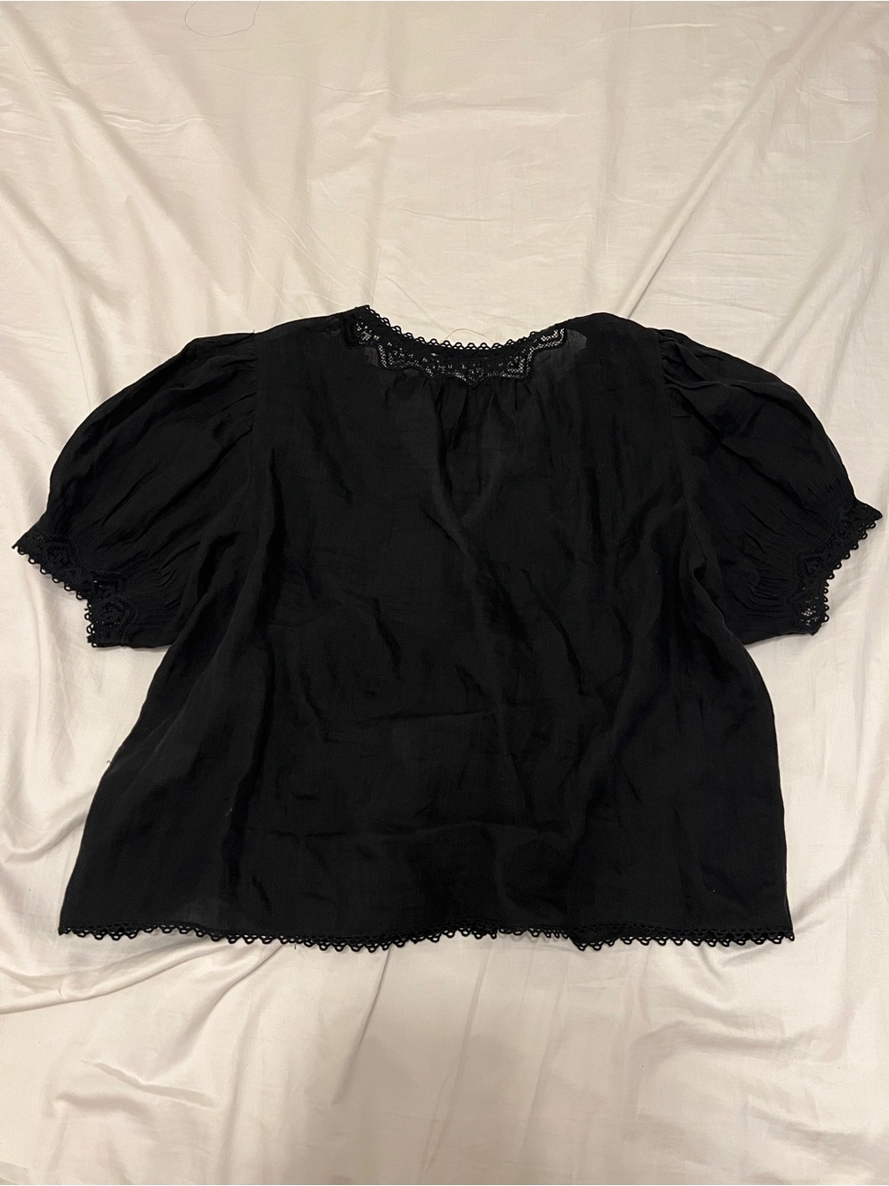 NWT Doen Brigitta Top - Black - Picture 5 of 10